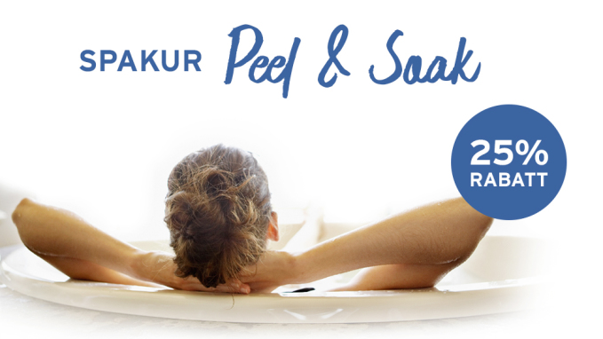 Spakur Peel & Soak - 25% rabatt p� utvalda spaprodukter!