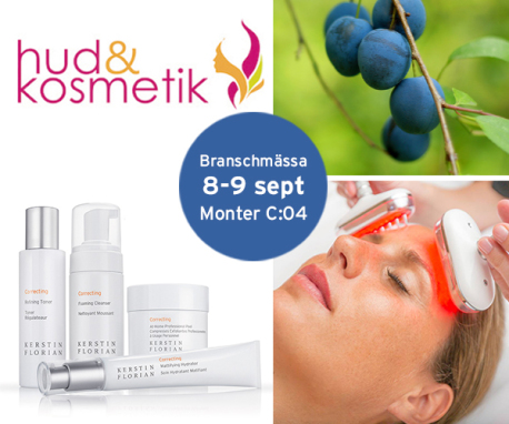 Kom och bes�k oss p� Hud & Kosmetik-m�ssan 8-9 september!