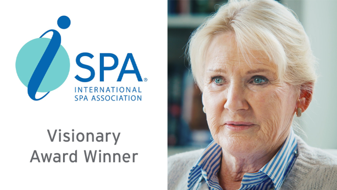 Kerstin finally received her honorable award  - ISPA Visionary Award